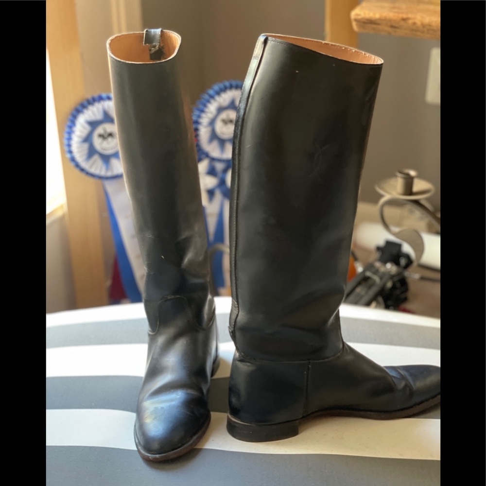 Classic Vintage Tall Riding Boots -USA Made